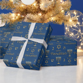 Papel de regalo de Janucá