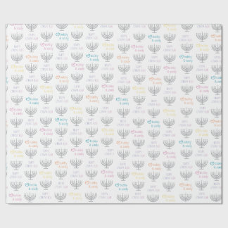 Papel de regalo de Janucá