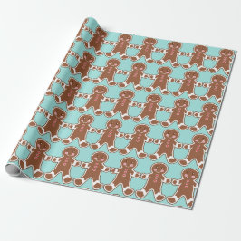 Papel de regalo de jengibre aqua