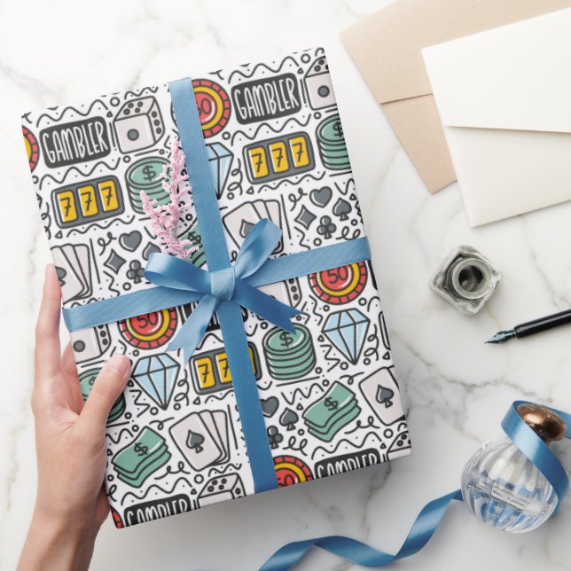 Papel de regalo de juego, envoltorio de regalo de  (Regalar)