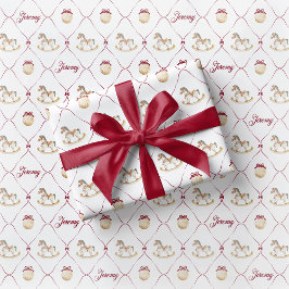 Papel de regalo de juguete para niños Caballo mece