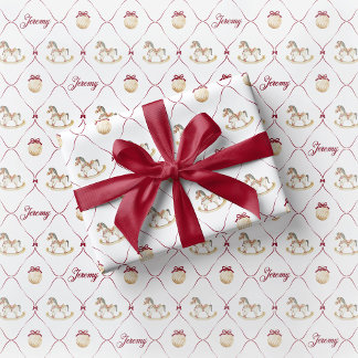 Papel de regalo de juguete para niños Caballo mece