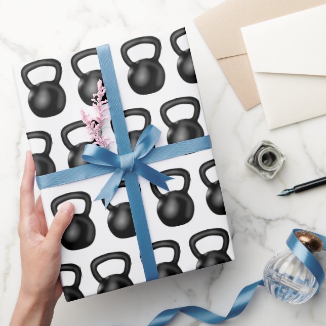 Papel de regalo de kettlebell, papel de regalo de  (Regalar)