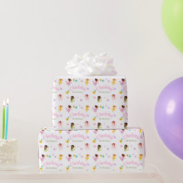 Papel de regalo de la fiesta de cumpleaños de Flau