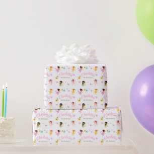 Papel de regalo de la fiesta de cumpleaños de Flau