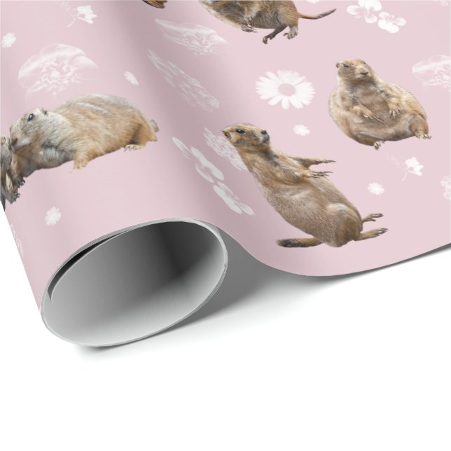 Papel de regalo de la fiesta de perros de la prade (Esquina del rollo)