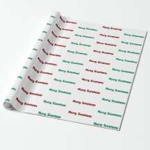 Papel de regalo de la tropa Feliz Scoutmas