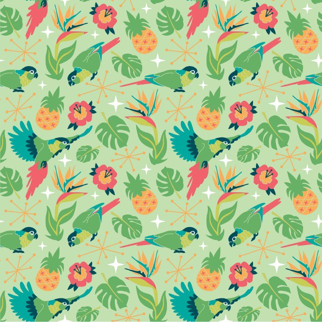 Papel de regalo de loro Tiki (Subido por el creador)