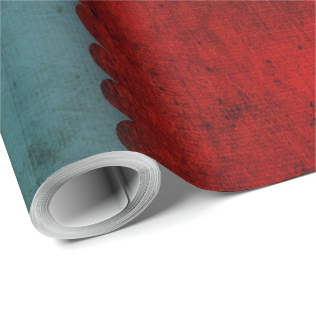 Papel de regalo de lujo con estampado de rayas (Esquina del rollo)