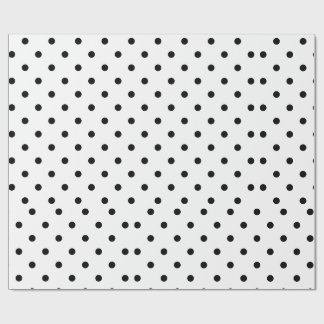 Papel de regalo de lunares blancos y negros | Clás