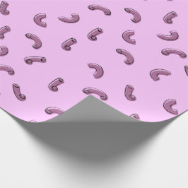 Papel de regalo de macarrones con queso