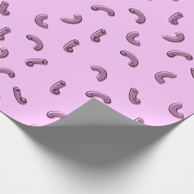 Papel de regalo de macarrones con queso (Esquina)