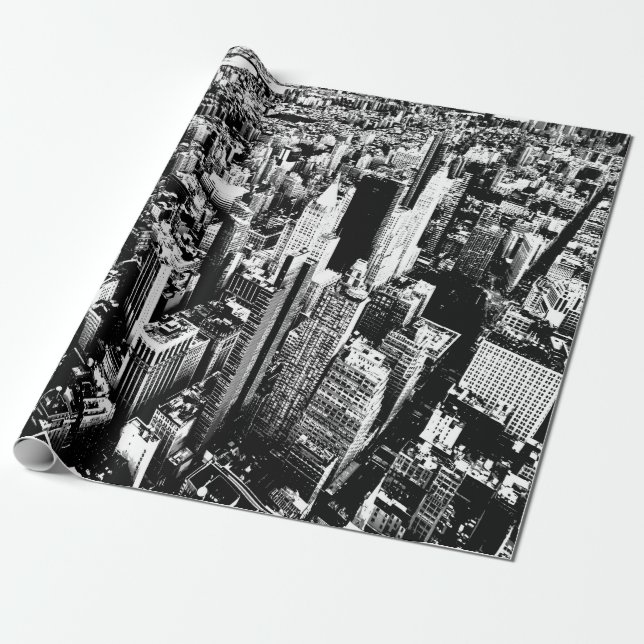 Papel De Regalo De Manhattan al cielo (Desenrollado)