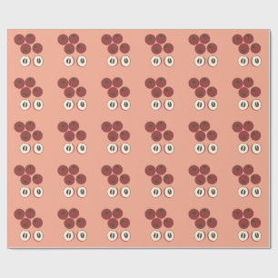 Papel de Regalo de Manzana de Terciopelo