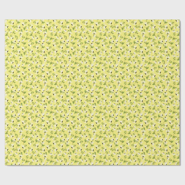 Papel de regalo de margaritas (Superficie plana)