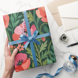 Papel de regalo de Mariposa de Amapolas Matisse Ab