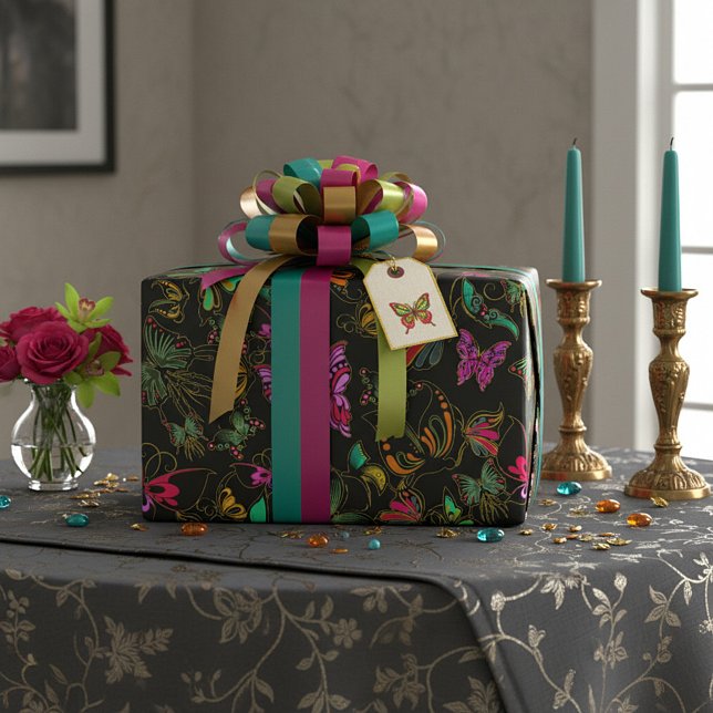 Papel de Regalo de Mariposas (Subido por el creador)