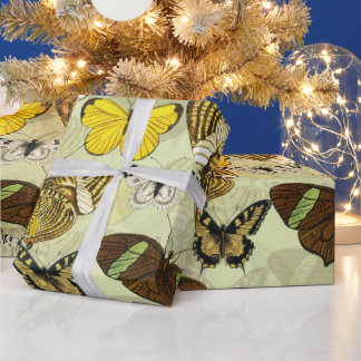 Papel de Regalo de Mariposas - 76 cm x 18 metros