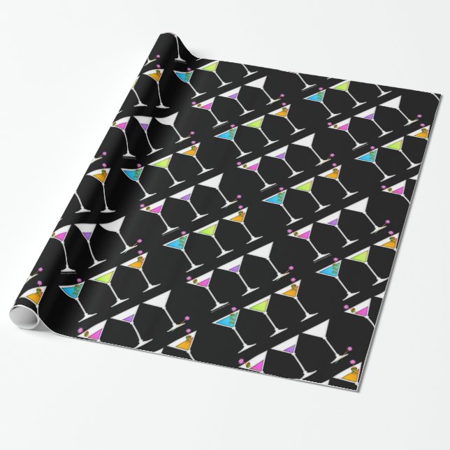 Papel de regalo de Martini desapareciendo (Desenrollado)