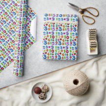 Papel de regalo de matemático