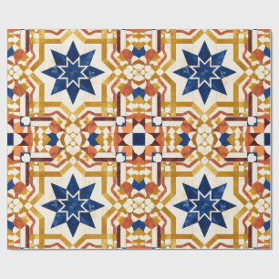 Papel de regalo de mosaico veneciano