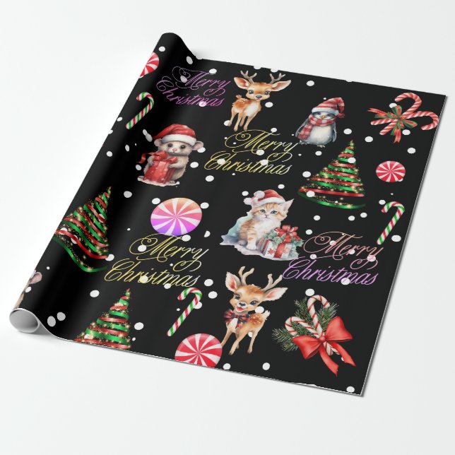 Papel de Regalo de Navidad (Desenrollado)