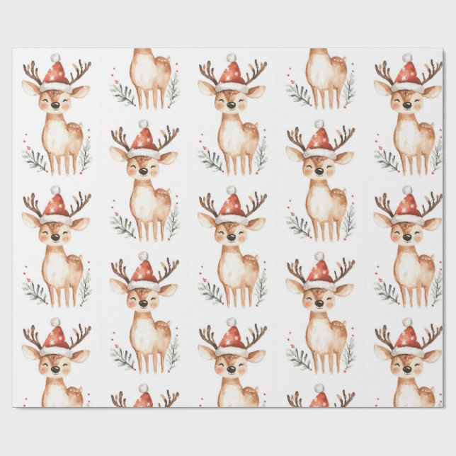 Papel de Regalo de Navidad (Superficie plana)