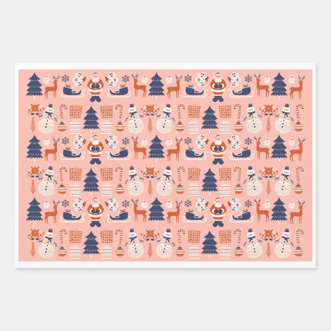 papel de regalo de navidad (Anverso)