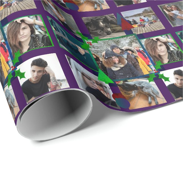 Papel de regalo de Navidad  (Esquina del rollo)