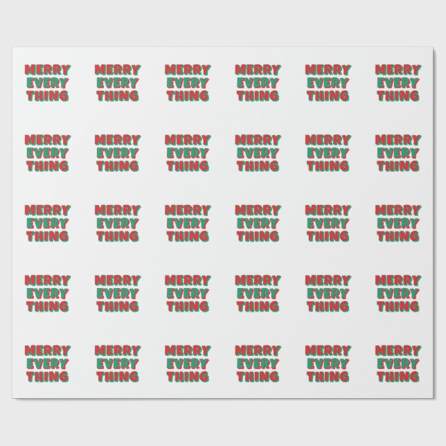 Papel de Regalo de Navidad (Superficie plana)