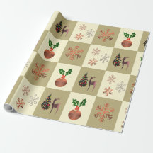 Papel de regalo de Navidad