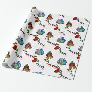 Papel de regalo de Navidad