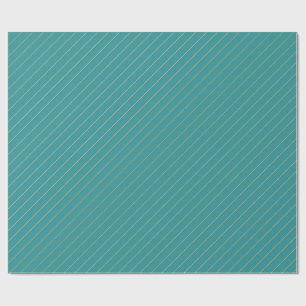 Papel de regalo de Navidad Aqua & Teal con acentos
