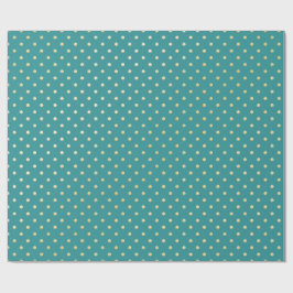 Papel de regalo de Navidad Aqua & Teal con acentos