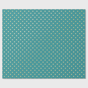 Papel de regalo de Navidad Aqua & Teal con acentos