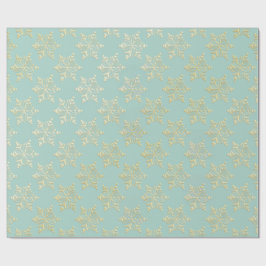 Papel de regalo de Navidad Aqua y Turquesa con ace