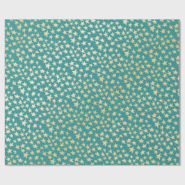 Papel de regalo de Navidad Aqua y Verde con Detall