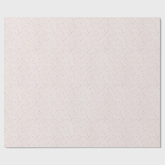 Papel de regalo de Navidad Blush Celestial (Superficie plana)