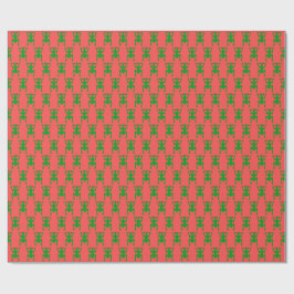 Papel de regalo de Navidad Boricua Coqui