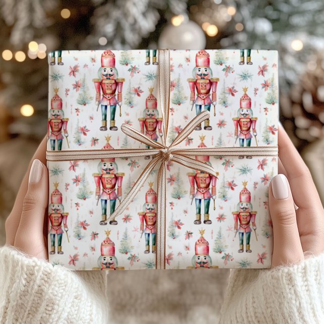 Papel de regalo de Navidad Cascanueces Clásico (Subido por el creador)