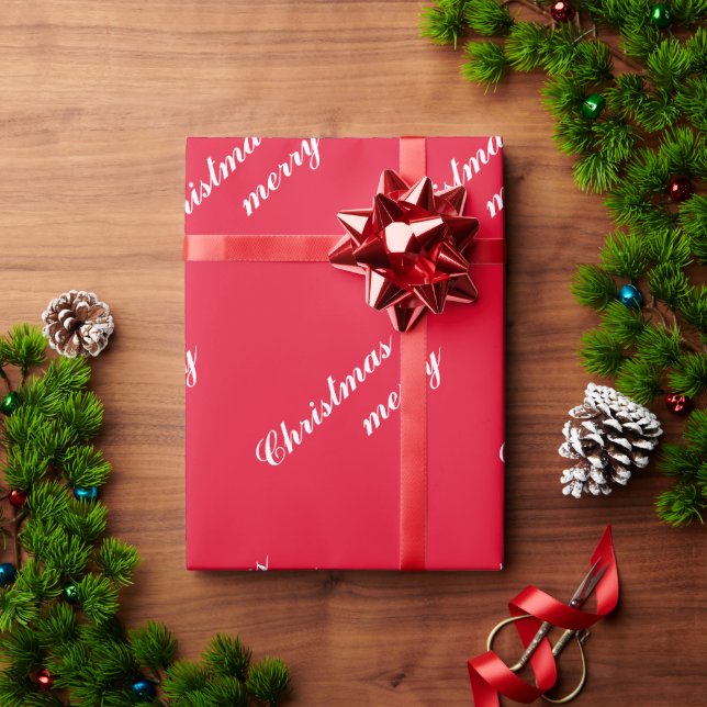 Papel de regalo de Navidad con patrón de alegría n (Regalo de vacaciones)