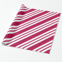 Papel de regalo de Navidad con rayas rojas retro d