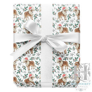 Papel de regalo de Navidad de caballo