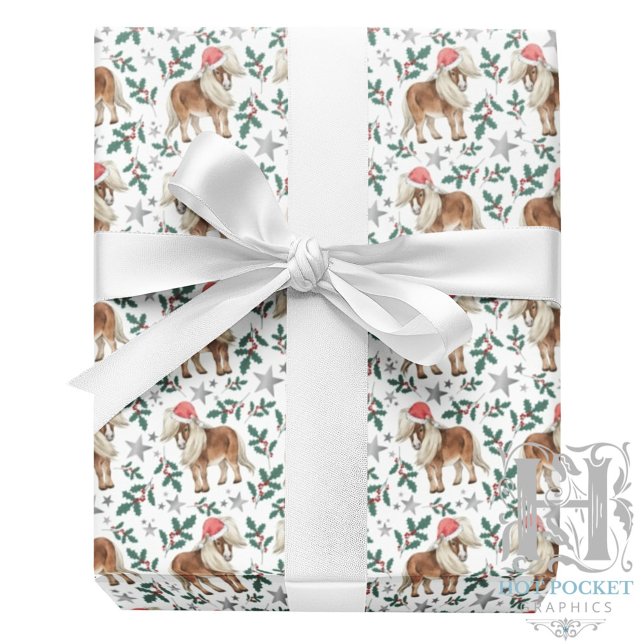 Papel de Regalo de Navidad de Caballo (Subido por el creador)