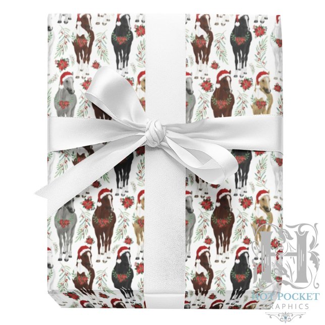 Papel de Regalo de Navidad de Caballo (Subido por el creador)