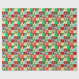 Papel de regalo de Navidad de Cascanueces