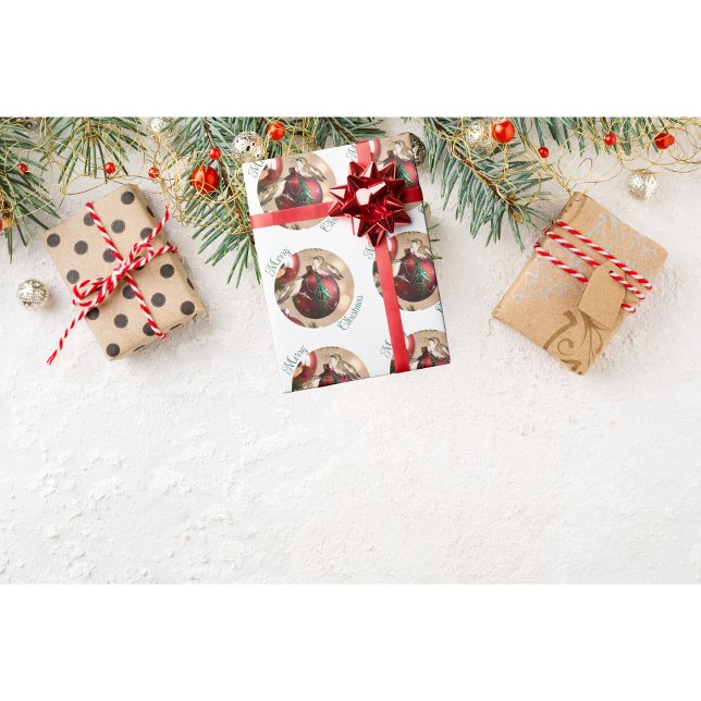 Papel de regalo de Navidad de colibrí (Subido por el creador)