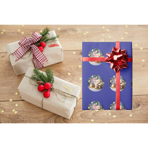 Papel de regalo de Navidad de colibrí