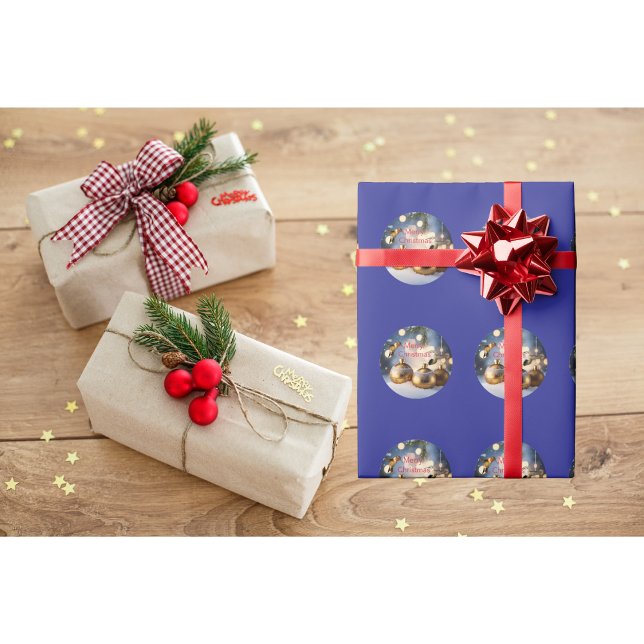 Papel de regalo de Navidad de colibrí (Subido por el creador)