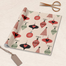 Papel de Regalo de Navidad de Estilo Moderno de Mi